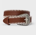Western Belt - Wild Fable Brown XS : Adjustable Strap, Buckle Closure, Solid