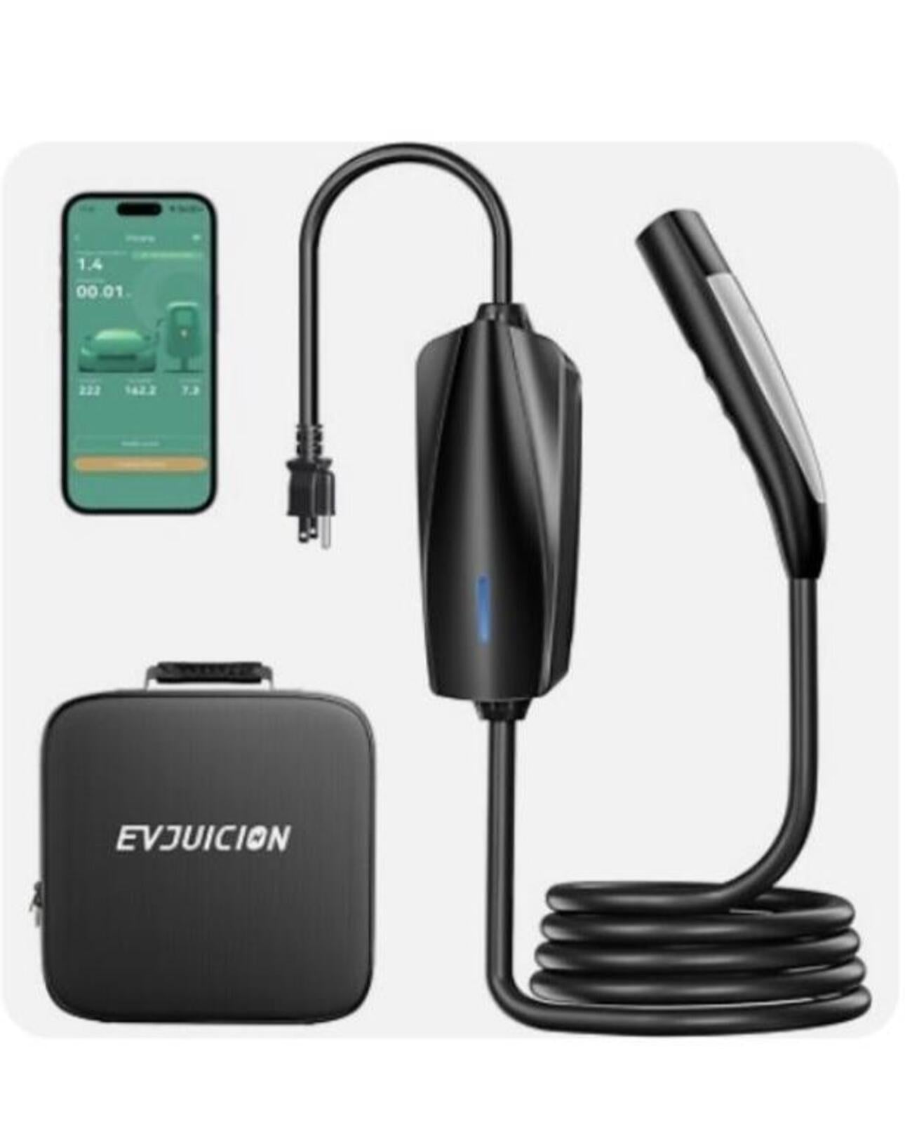 Tesla Charger Level 1 EV Charger for Tesla 110V 15 Amp WiFi/BT/APP Enabled