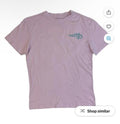Reel Life Men's Ocean Washed Short Sleeve Soft Pre-Shrunk Tee - Winsome Orchid,