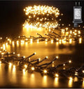 Quntis Cluster Christmas Fairy Lights - 160 LED Waterproof Firecracker String