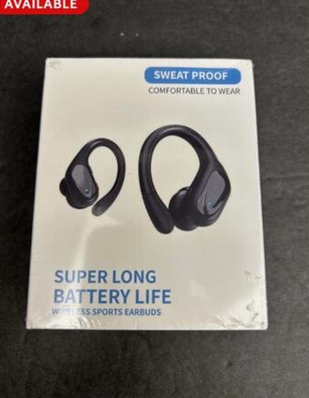 HAOYUYAN BX17 Wireless Sports Earbuds Black Ear Hook Sweatproof Charging Case