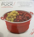 Wolfgang Puck Collapsible Red Silicone Strainer/Colander