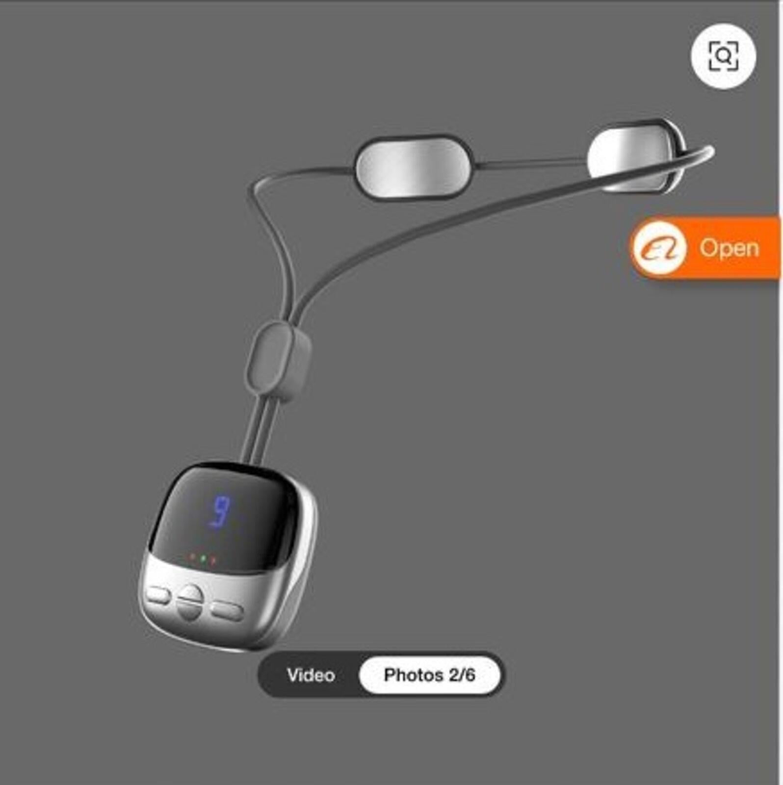 Portable Electronic Neck Massager with Adjustable Intensity