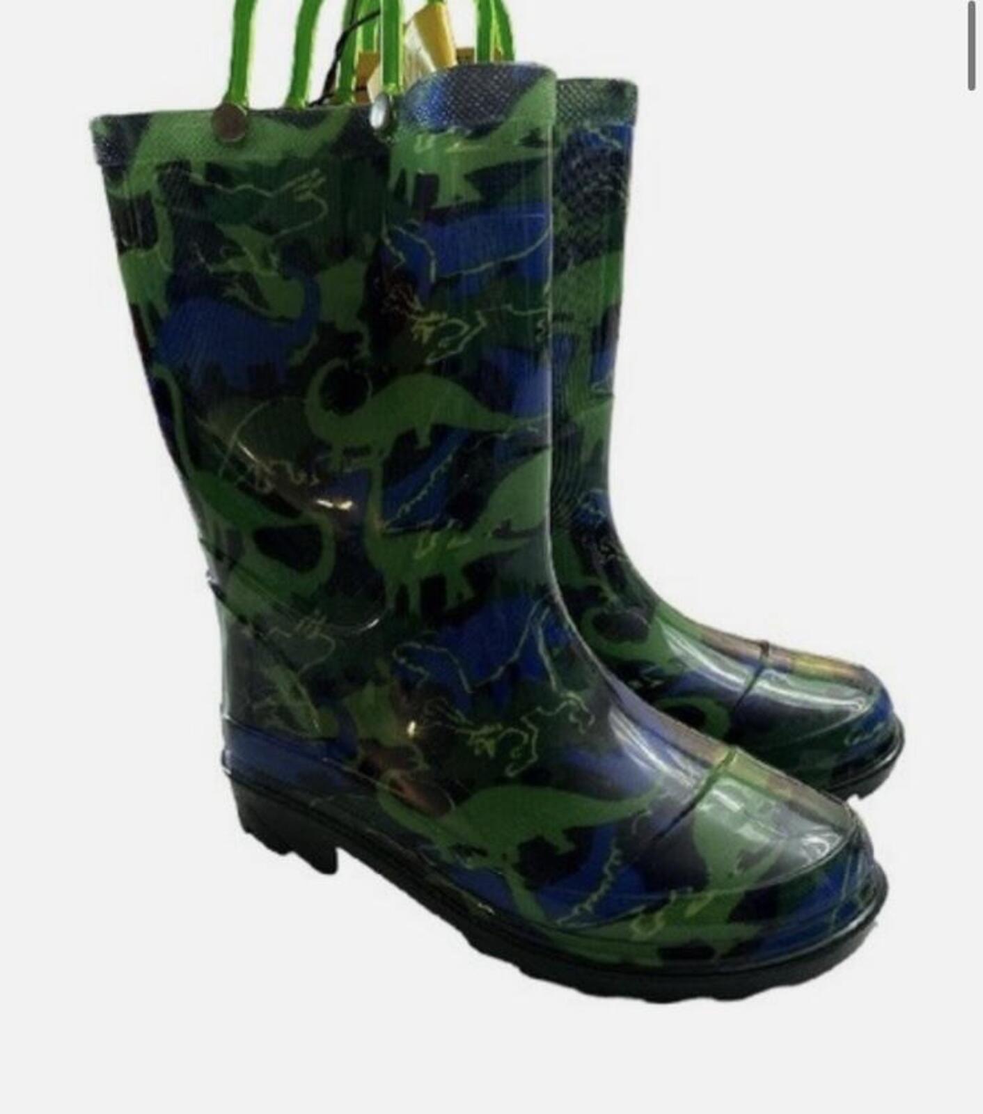 Timberland Waterproof Light-Weight Camouflage Rain Boots size 11-12 kids